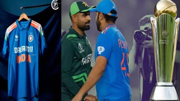 ICC Champions Trophy 2025: టీమిండియా జెర్సీపై ‘పాకిస్థాన్ పేరు’..PCB దూల తీర్చిన BCCI?