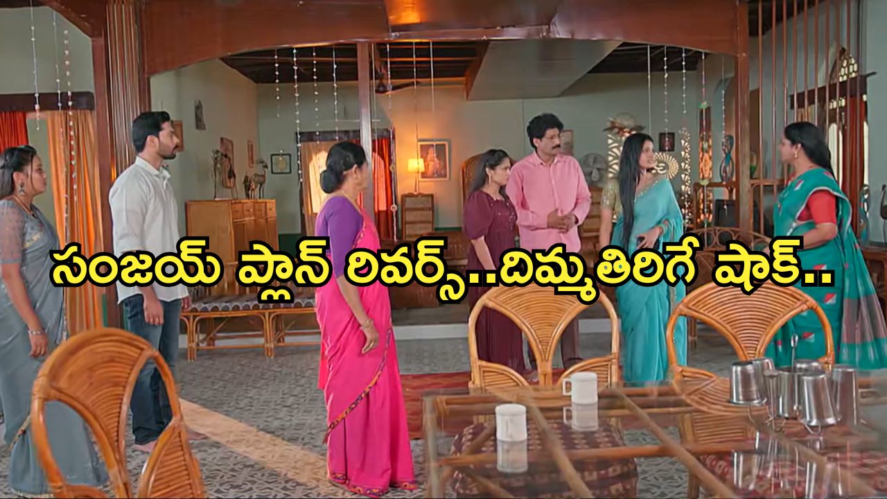 Satyabhama Today Episode : సత్యకు షాకిచ్చిన సంజయ్.. సంధ్య చెంపపగలగొట్టిన సత్య..