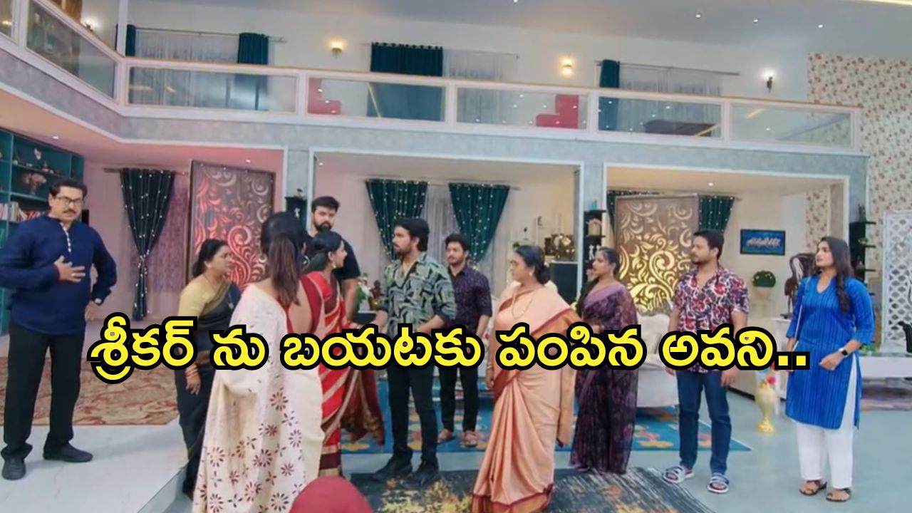 Intinti Ramayanam Today Episode : ఇంటికొచ్చిన శ్రీకర్, శ్రీయా.. పార్వతి మాటకు రాజేంద్రప్రసాద్ షాక్..