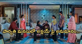 Intinti Ramayanam Today Episode :  సేఫ్ గా తిరిగి వచ్చిన రాజేంద్ర ప్రసాద్.. శ్రీకర్ ను బయటకు గేంటేసిన అక్షయ్..