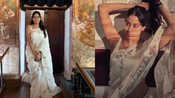 Janhvi Kapoor : ఇంత సింపుల్ శారీని జాన్వీ అన్ని లక్షలు పోసి కొనుక్కుందా ?