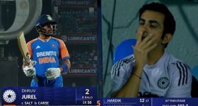 Dhruv Jurel - Gambhir: కొంచెమైనా బుర్రుందా గంభీర్‌...జురేల్‌ బ్యాటింగ్‌ ఆర్డర్‌ పై ట్రోలింగ్‌ ?
