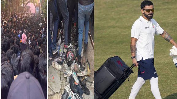 Virat Kohli: కోహ్లీకి బిగ్‌ షాక్‌.. అరుణ్ జైట్లీ స్టేడియం వద్ద తొక్కిసలాట !