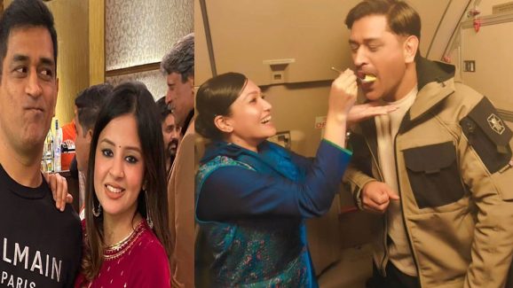 MS Dhoni – Lady Fan: ఫ్లైట్‌ లో ధోనికి తినిపించిన మిస్టరీ లేడీ.. సాక్షి సీరియస్ వార్నింగ్  !