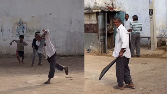 Watch: ముసలోడే కానీ మహా ముదురు..ఈయన ముందు రోహిత్‌, కోహ్లీ పనికి రారు !