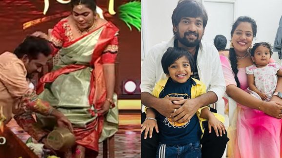 Jabardasth Prasad: కన్నీళ్లతో భార్య కాళ్లు కడిగి నెత్తిన చల్లుకున్న జబర్దస్త్ నటుడు..
