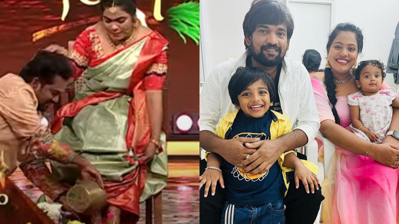 Jabardasth Prasad: కన్నీళ్లతో భార్య కాళ్లు కడిగి నెత్తిన చల్లుకున్న జబర్దస్త్ నటుడు..