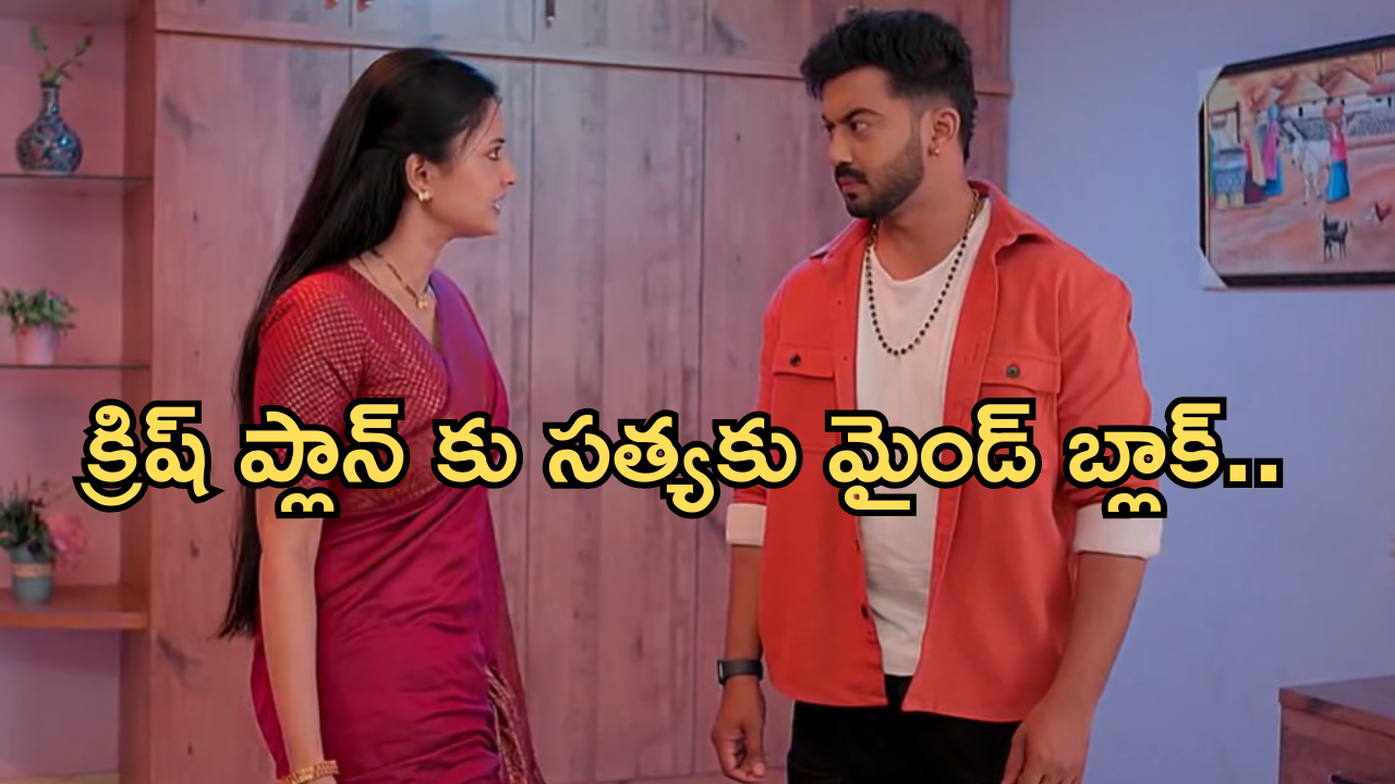 Satyabhama Today Episode : సత్యకు క్రిష్ సపోర్ట్.. భైరవికి చుక్కలు చూపించిన జయమ్మ..