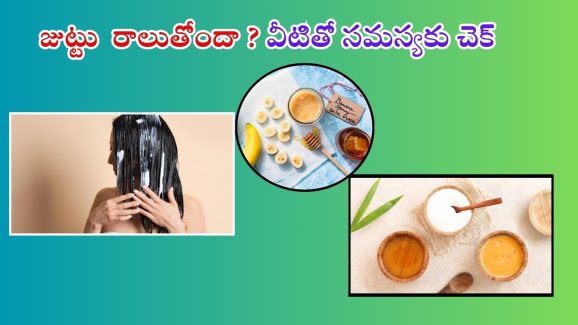 Hair Mask: జుట్టు రాలుతోందా ? వీటితో మీ సమస్యకు చెక్
