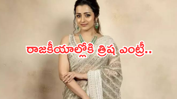 Trisha : రాజకీయాల్లోకి ఎంట్రీ ఇవ్వబోతున్న త్రిష.. టార్గెట్ సీఎం కుర్చీ..