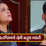 Nindu Noorella Saavasam Serial Today February 22nd : ‘నిండు నూరేళ్ల సావాసం’ సీరియల్‌: మనోహరికి షాక్ ఇచ్చిన అమర్‌ – సంతోషంతో డాన్స్‌ చేసిన మిస్సమ్మ  