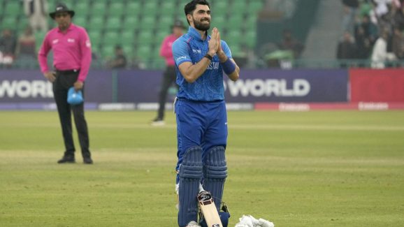 Afg vs Eng: 177 పరుగులతో రెచ్చిపోయి ఇబ్రహీం కొత్త చరిత్ర … ఇంగ్లాండ్ ముందు కొండంత  టార్గెట్ ?