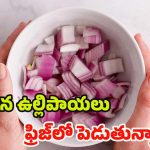 Onions: కట్ చేసిన ఉల్లిపాయలను ఫ్రిజ్‌లో పెడుతున్నారా ?