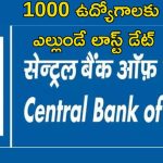CBI Recruitment: సీబీఐలో 1000 ఉద్యోగాలకు ఎల్లుండే లాస్ట్ డేట్ మిత్రమా..!
