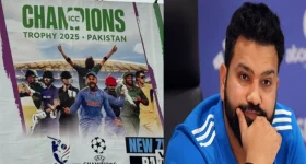 Champions Trophy 2025: రోహిత్ కు అవమానం.. పాకిస్థాన్‌ లో కోహ్లీ కటౌట్లు !