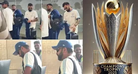ICC Champions Trophy: స్ఫెషల్‌ సెక్యూరిటీతో దుబాయ్‌ కు టీమిండియా.. ఇదిగో వీడియోలు