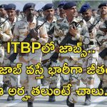 ITBP Recruitment: సూపర్ న్యూస్.. ఐటీబీపీలో ఉద్యోగాలు.. నెలకు రూ.1,77,500 జీతం..