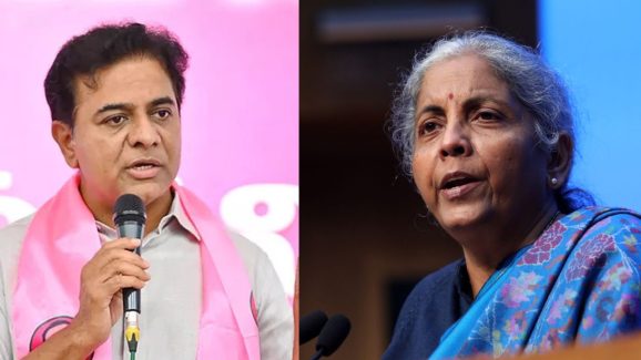 KTR: కేంద్ర మంత్రి నిర్మలా సీతారామన్‌కు కేటీఆర్ బహిరంగ లేఖ..