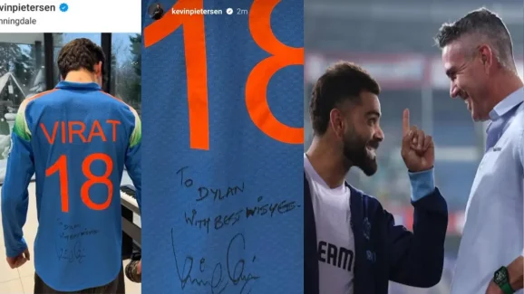 Kohli-Pietersen: పీటర్సన్ కొడుక్కి విరాట్ కోహ్లీ అదిరిపోయే గిఫ్ట్ !