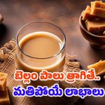 Jaggery Milk: బెల్లం పాలు త్రాగితే.. శరీరంలో జరిగే మార్పులివే !