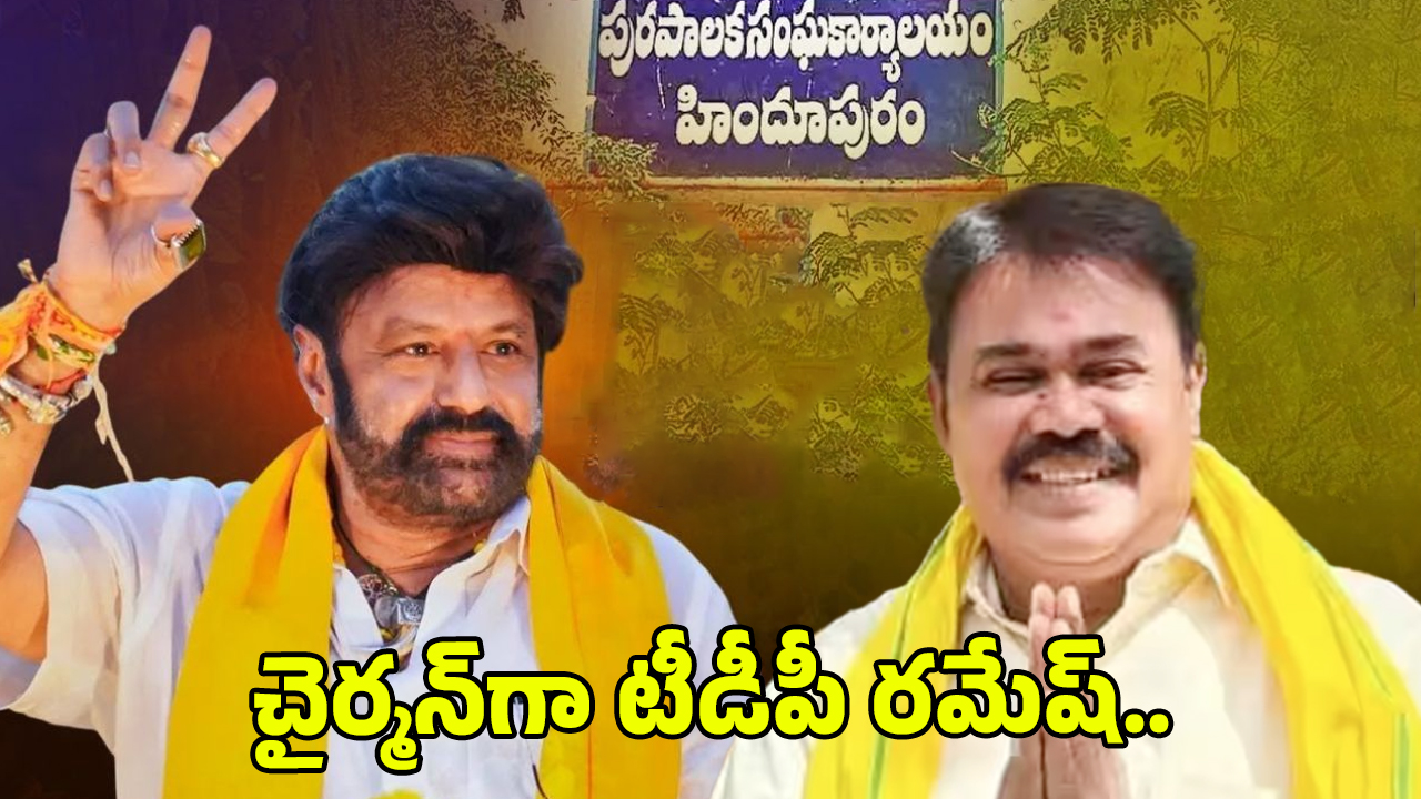 Municipal Chairperson Election: హిందూపురం మున్సిపల్ చైర్మన్ పదవి టీడీపీ కైవసం, ఛైర్మన్‌గా రమేష్ ఎన్నిక