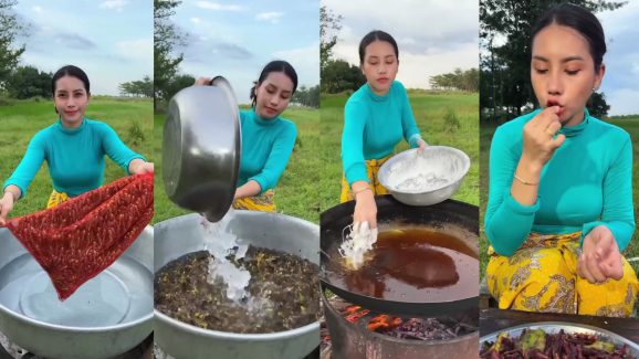 Viral Video: మిడతలతో కరకరలాడే పకోడీ.. మీకూ తినాలని ఉందా బ్రో?