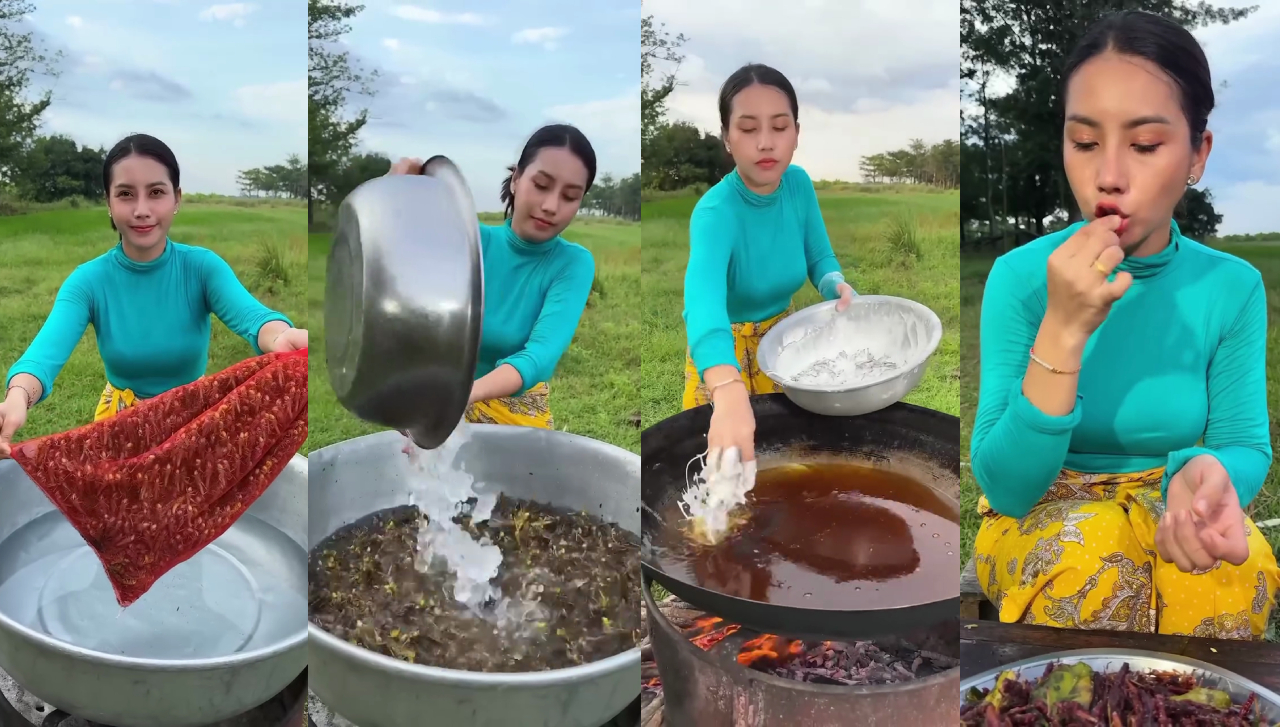 Viral Video: మిడతలతో కరకరలాడే పకోడీ.. మీకూ తినాలని ఉందా బ్రో?
