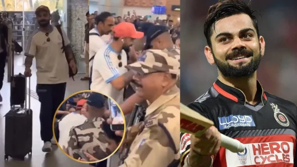 Virat Kohli:  ఆ లేడీకి హ‌గ్ ఇచ్చిన కోహ్లీ… ఇంతకీ ఆమె ఎవరు !