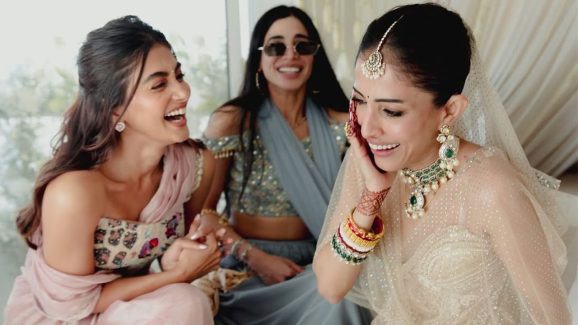 Tollywood: ‘రానా నాయుడు’ బ్యూటీ పెళ్లిలో పూజా హెగ్డే సందడి..!