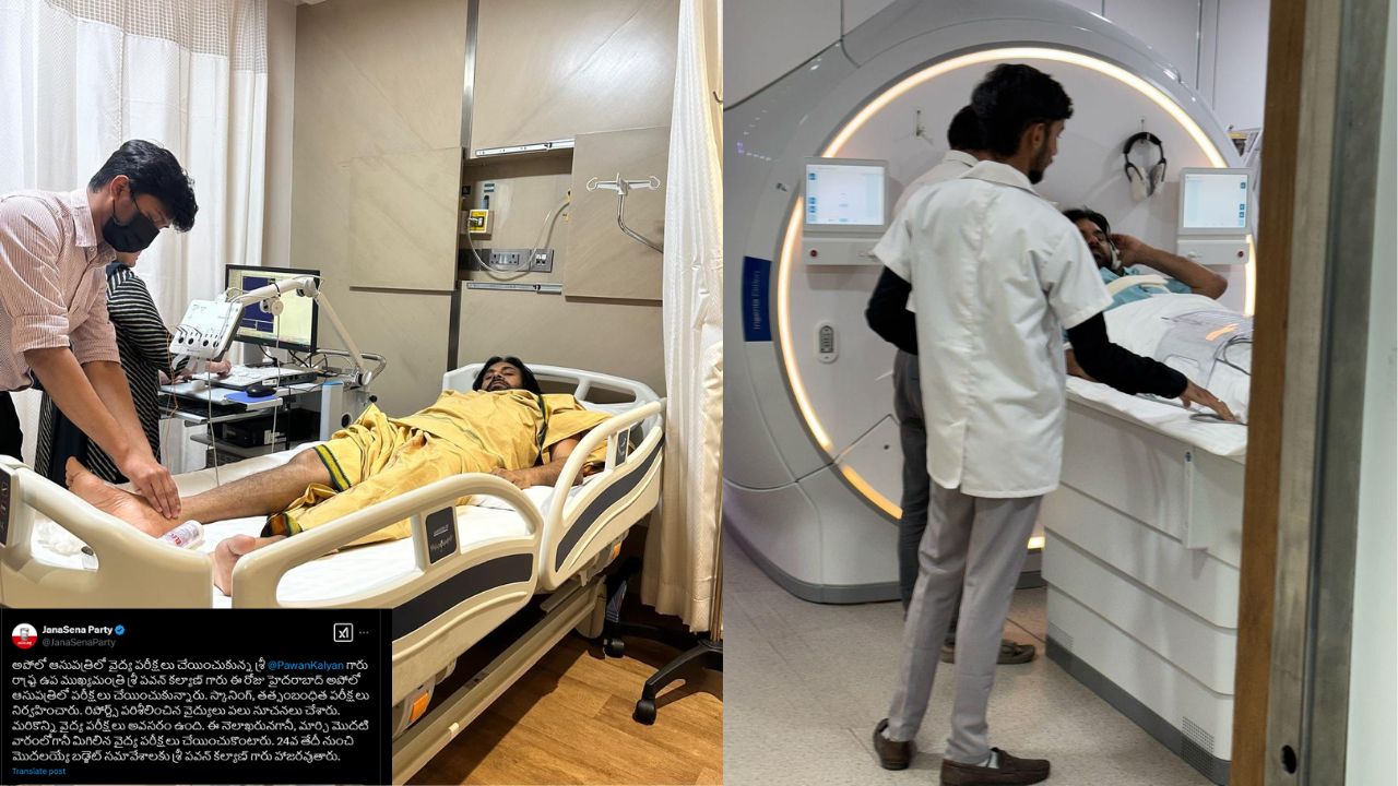 Pawan Kalyan: హాస్పిటల్ బెడ్ పై పవన్ కళ్యాణ్.. కలవరపడుతున్న ఫ్యాన్స్..!