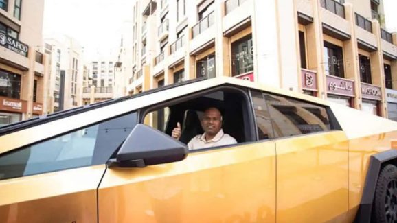 Tesla Cyber ​​Truck: దుబాయిలో బంగారు పూత పూసిన సైబర్ ట్రక్‌ను గెలుచుకున్న ప్రవాస భారతీయుడు