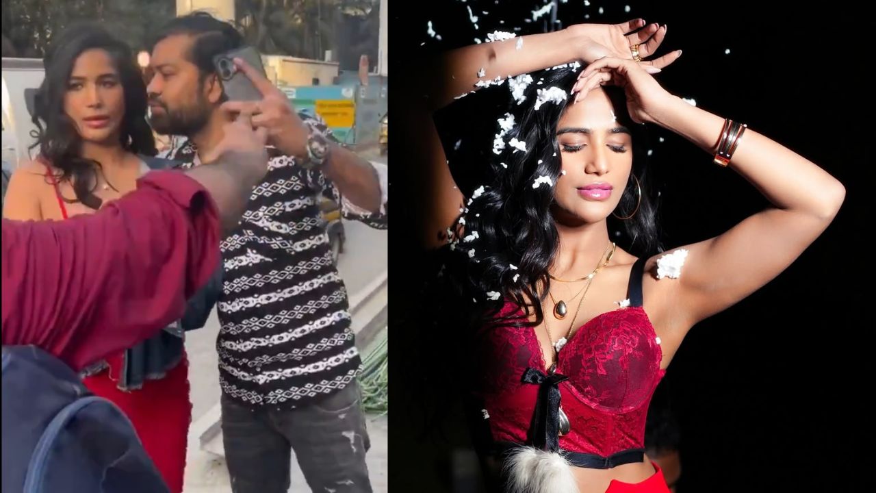 Poonam Pandey : నడిరోడ్డుపై హీరోయిన్‌కు ముద్దు… ఇలా ఉన్నారేంట్రా మీరు…