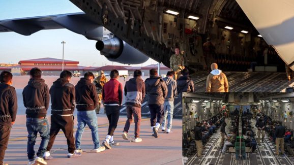 USA Immigrants Military Planes: అక్రమ వలసదారులను మిలిటరీ విమానాల్లో తరలిస్తున్న ట్రంప్.. ఒక్కో వలసదారుడిపై రూ.5లక్షలు ఖర్చు?
