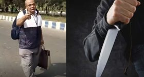 Denied Leave Man Stabs Colleagues : సెలవు ఇవ్వలేదని ఆఫీసులో నలుగురిని కత్తితో పొడిచేశాడు.. వీడియో వైరల్