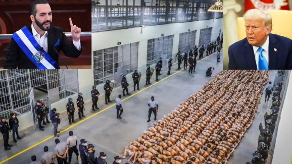 El Salvador Prison Trump : ట్రంప్ క్రిమినల్ మైండ్.. నేరస్తులను భయంకరమైన జైలులో పెట్టాలని ప్లాన్