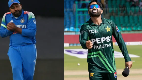 India vs Pakistan:  రోహిత్ శర్మ vs రిజ్వాన్… టీమిండియా గెలిచే Percentage ఎంతంటే ?