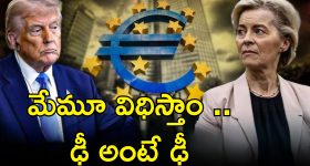 Trump EU Tariffs: మిత్రదేశాలనూ వదలని ట్రంప్.. యూరోప్ కూటమిపై 25 శాతం సుంకాలు