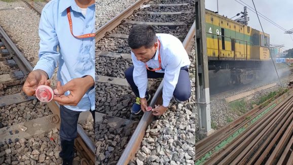 Viral Video: రైలు పట్టాలపై డిటోనేటర్లు, అసలు విషయం తెలిసి అందరూ షాక్!