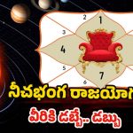 Neecha bhanga raja yoga 2025: నీచభంగ రాజయోగం, వీరికి డబ్బే.. డబ్బు