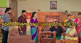 Satyabhama Today Episode : సంధ్య, సంజయ్ కు షాకిచ్చిన చక్రవర్తి.. మహాదేవయ్యకు సత్య వార్నింగ్..