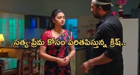 Satyabhama Today Episode : మహాదేవయ్యకు సత్యకు స్ట్రాంగ్ వార్నింగ్.. హర్ష కోసం మైత్రి భారీ స్కెచ్..