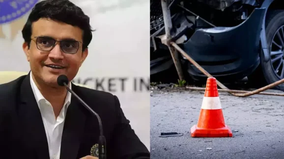 Sourav Ganguly: సౌరవ్ గంగూలీకి ఘోర ప్రమాదం.. రెండు కార్లు తుక్కు తుక్కు !