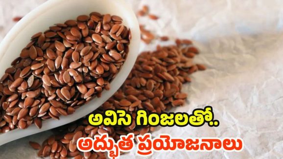 Flax Seeds: అవిసె గింజలతో.. అద్భుత ప్రయోజనాలు !