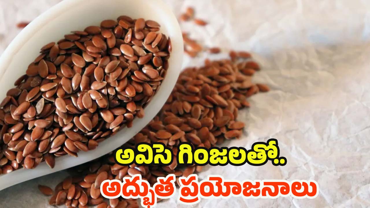 Flax Seeds: అవిసె గింజలతో.. అద్భుత ప్రయోజనాలు !