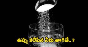 Salt Water: ప్రతి రోజు ఉదయం ఉప్పు కలిపిన నీరు తాగితే.. మతిపోయే లాభాలు !