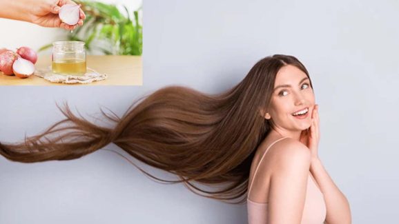 Onion Juice For Hair Growth: ఉల్లిరసంలో ఈ 2 కలిపి వాడితే.. జుట్టు వద్దన్నా పెరుగుతుంది !