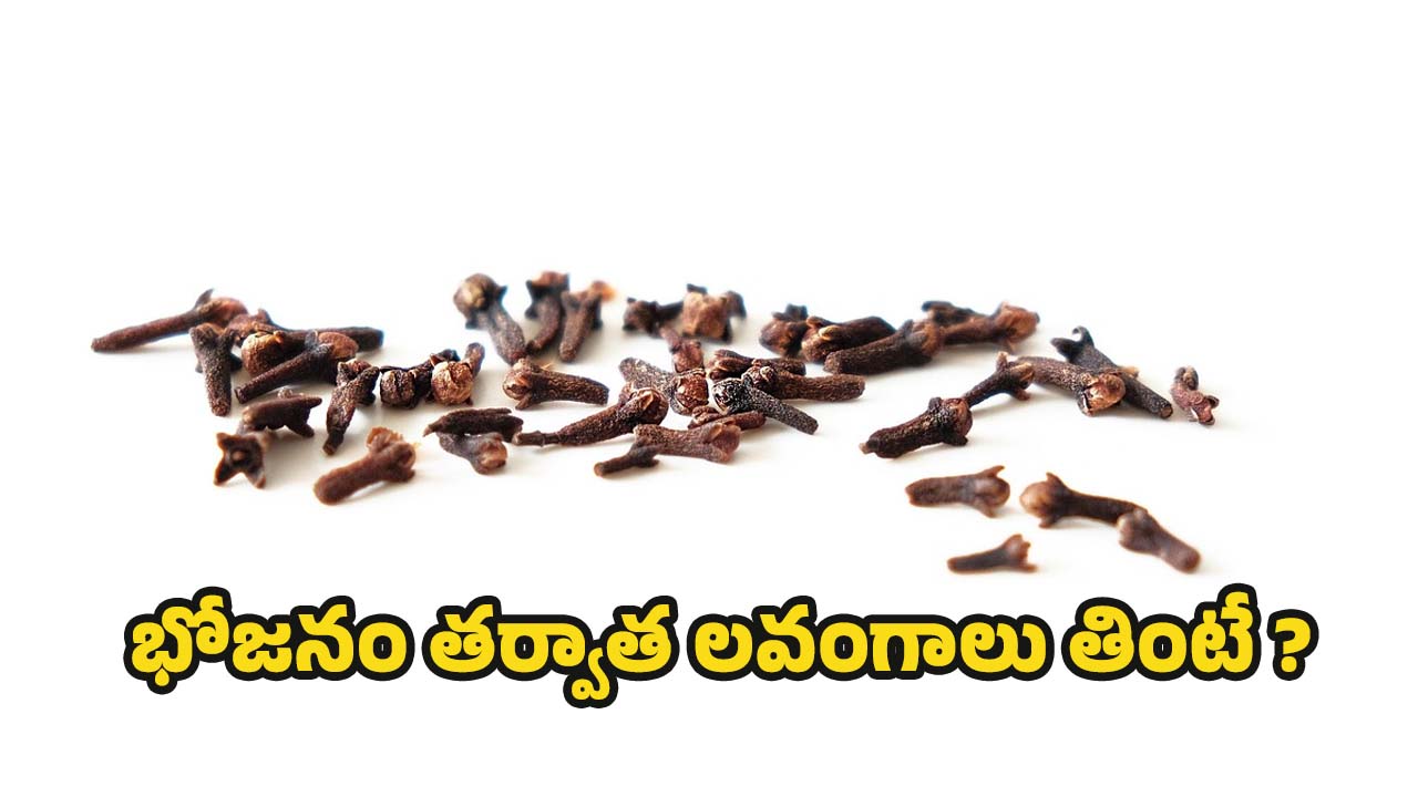 Cloves: భోజనం తర్వాత లవంగాలు తింటే.. ఎన్ని లాభాలో తెలుసా ?