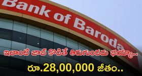 BANK OF BARODA: భయ్యా ఈ జాబ్ గిట్ల వస్తే జీతం రూ.28,00,000.. డిగ్రీ పాసైతే మీరు అప్లై చేసుకోవచ్చు..