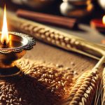 Grains and Lamp: పూజ సమయంలో దీపం కింద ధాన్యాలను ఎందుకు వెయ్యాలి?