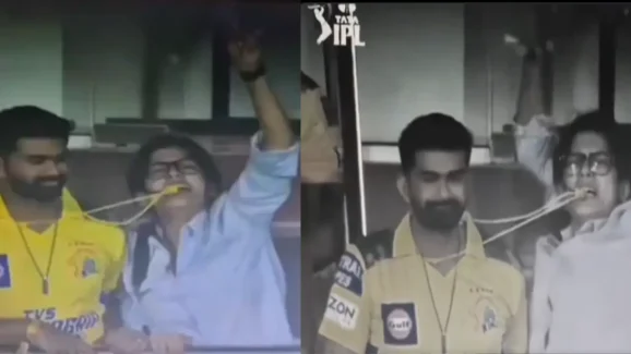 CSK vs RCB: చెన్నై ఫ్యాన్ పరువు తీసిన RCB… విజిల్ లాక్కొని మరి!